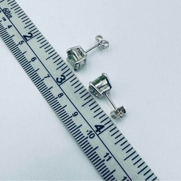 Tiffany & Co. Prasiolite Sparkler Earrings in Sterling Silver with Box - Picture 8 of 11